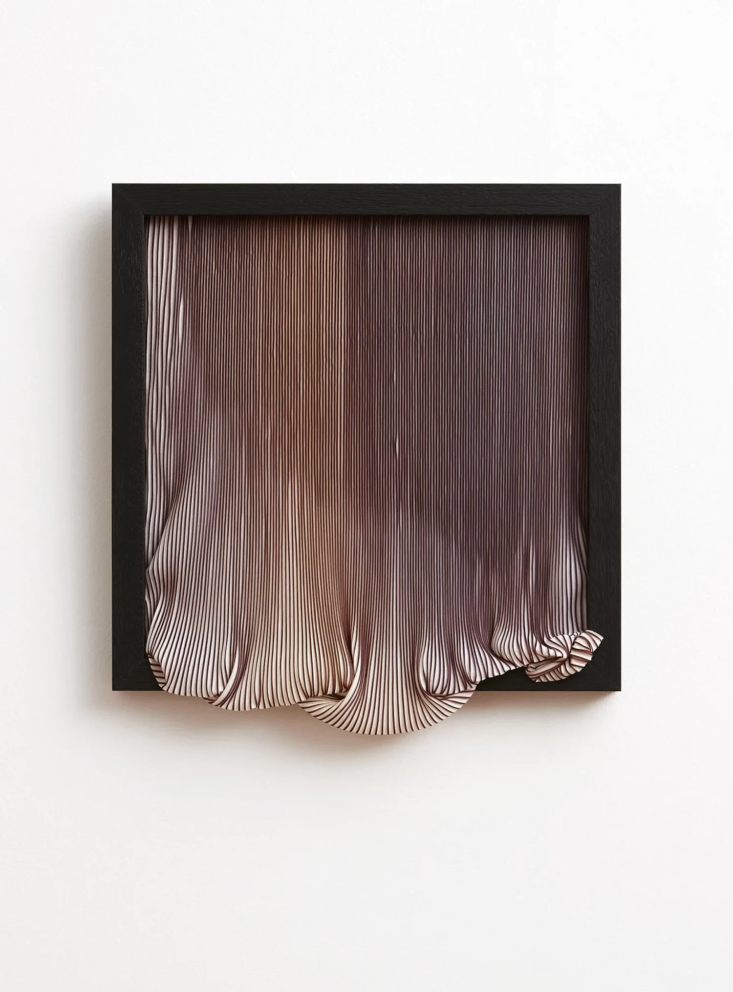 Stevie-Fieldsend_hereafter-xvi_2018_paper-pleated-polyester-textile-on-canvas-Tasmanian-Oak_49-x-44-x-4cm.-Photograph-by-Zan-Wimberley-scaled-1